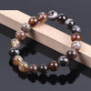 Pulseras de piedras preciosas naturales Pulseras de ágatas de ónix