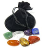 Reiki-pierre naturelle de 7 Chakras ensemble de bijoux irrégulier de Yoga