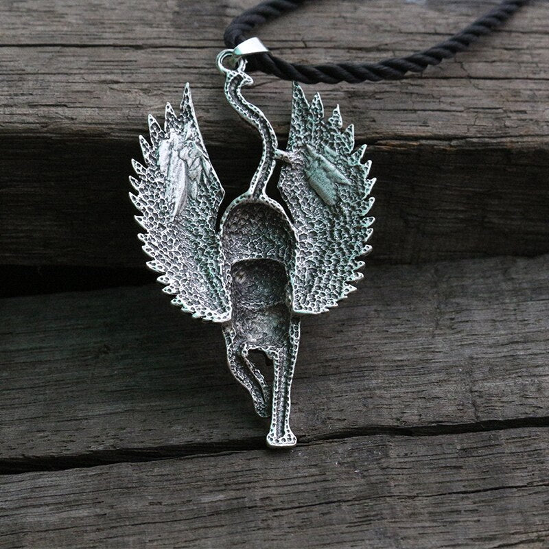 Collier chat Bastet ancienne Statue egyptienne Bastet Sphinx