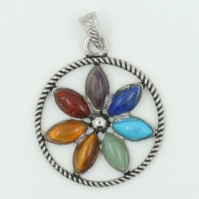 Chakras en pierre naturelle ailes d'ange pour cho ku rei amulette de santé