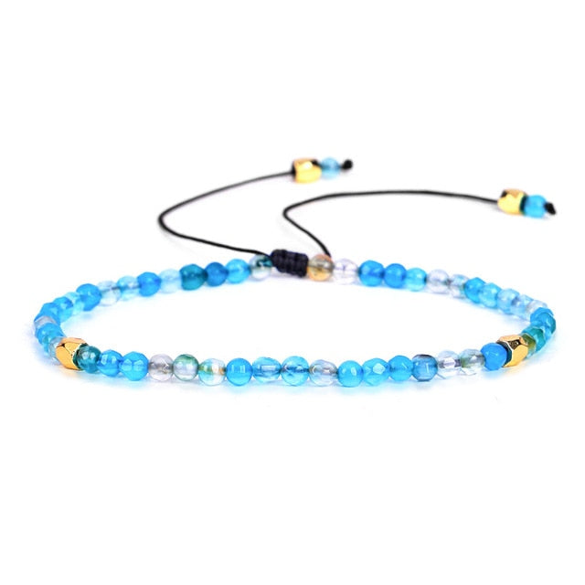 Bracelet de Yoga sept Chakras en cristal fait à la main équilibre de guérison