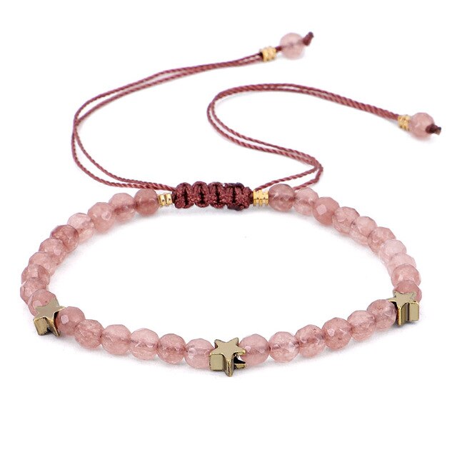 Bracelet de Yoga sept Chakras en cristal fait à la main équilibre de guérison