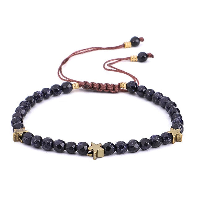 Bracelet de Yoga sept Chakras en cristal fait à la main équilibre de guérison