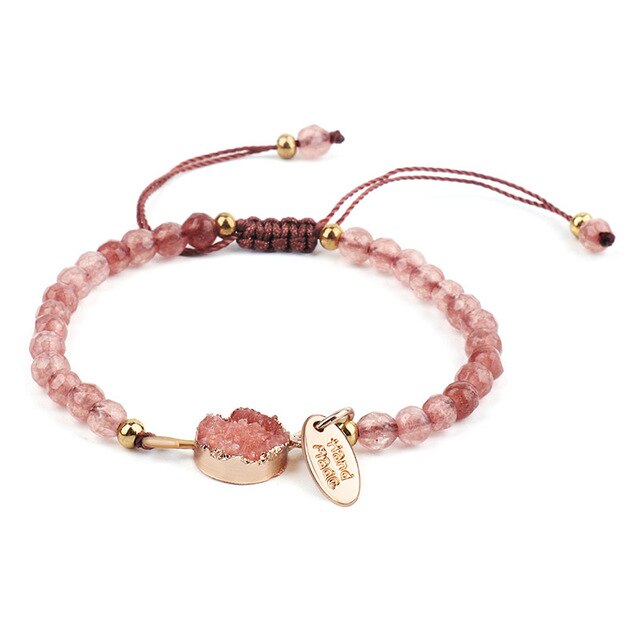 Bracelet de Yoga sept Chakras en cristal fait à la main équilibre de guérison
