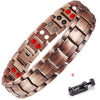 Bracelet de soulagement de la douleur Vintage cuivre pur, magnétique