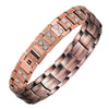 Bracelet de soulagement de la douleur Vintage cuivre pur, magnétique
