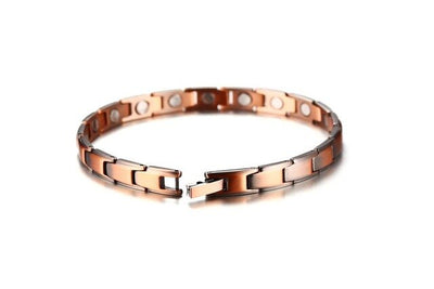 Bracelet de soulagement de la douleur Vintage cuivre pur, magnétique