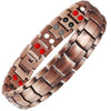 Bracelet de soulagement de la douleur Vintage cuivre pur, magnétique