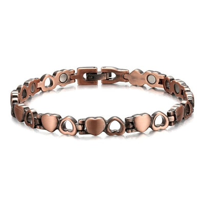 Bracelet de soulagement de la douleur Vintage cuivre pur, magnétique