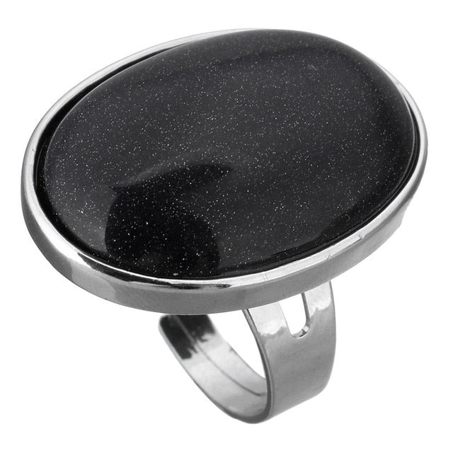 Anillo de piedra ajustable - 10 modelos disponibles