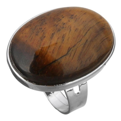 Anillo de piedra ajustable - 10 modelos disponibles