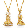 Anniyo-colliers avec pendentifs avec bouddha de jardin de Style cambodgien