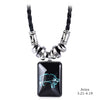 Angyape pendentif collier galaxie Constellation Design 12 signe du zodiaque Horoscope astrologie