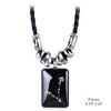 Angyape pendentif collier galaxie Constellation Design 12 signe du zodiaque Horoscope astrologie