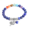 Bracelet en perles Lapis-Lazuli 7 Chakras