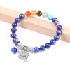 Bracelet en perles Lapis-Lazuli 7 Chakras