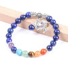 Bracelet en perles Lapis-Lazuli 7 Chakras