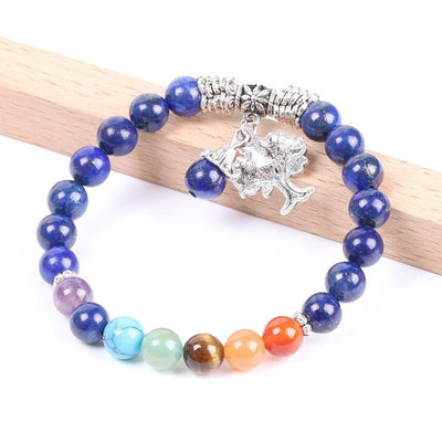 Bracelet en perles Lapis-Lazuli 7 Chakras