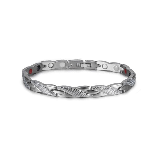 Bracelet d'énergie bijou en acier inoxydable