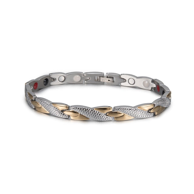 Bracelet d'énergie bijou en acier inoxydable