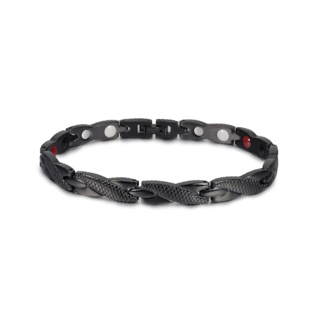 Bracelet d'énergie bijou en acier inoxydable
