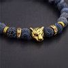Pierre tête de léopard Bracelet perlé nouvelle mode pierre naturelle oeil de tigre
