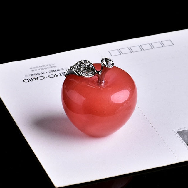 Pierre naturelle quartz rose décoration pomme cristal quartz bijou naturel