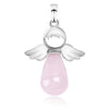 Ange Ailes Pendentif En Pierre Naturelle pour Collier