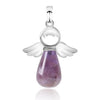 Ange Ailes Pendentif En Pierre Naturelle pour Collier