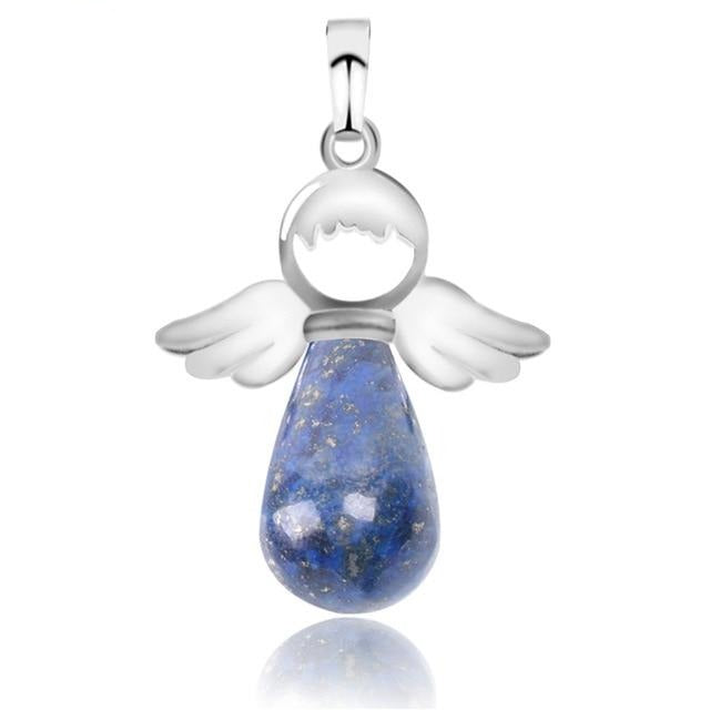 Ange Ailes Pendentif En Pierre Naturelle pour Collier