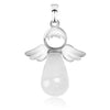 Ange Ailes Pendentif En Pierre Naturelle pour Collier