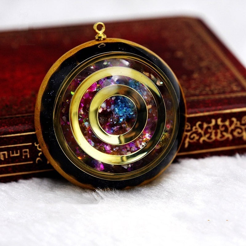 Orgonite-collier en pierre de Reiki énergétique, pendentif, aide-porte-bonheur