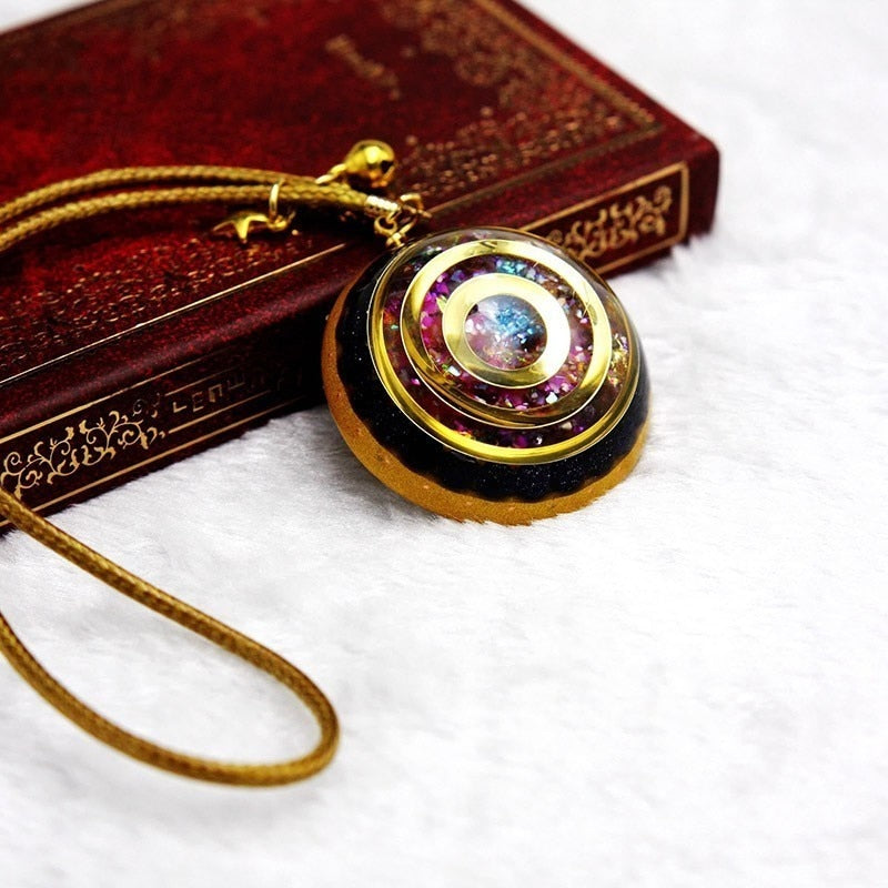 Orgonite-collier en pierre de Reiki énergétique, pendentif, aide-porte-bonheur