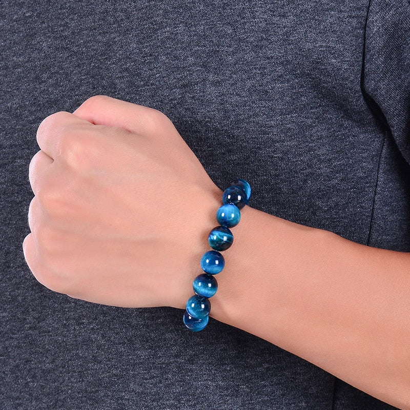 Bracelet perles œil de tigre - plusieurs modèles disponibles