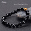 Pulsera de ojo de tigre natural cuentas de ojo de tigre azul