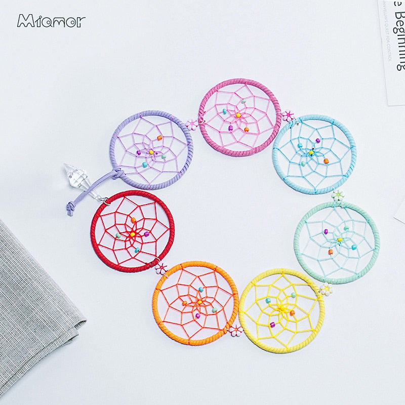 Décoration 7 Chakras - Chakra Muladhar - attrape rêves - 2 Modèles disponibles