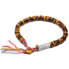 Perles oeil de tigre, gemme Bracelets porte-bonheur, bijou bouddhiste tibétain OM
