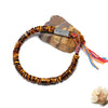 Perles oeil de tigre, gemme Bracelets porte-bonheur, bijou bouddhiste tibétain OM