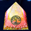 Pyramide Orgonite Ariel Maripura/Sahasrara Chakra amour cristal apporte la chance - 6 Tailles disponibles