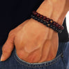 Pulsera 108 cuentas 8mm natural madera de sándalo budista