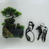 Fuente de escritorio en cascada en miniaturas con iluminación Led que cambia de color, cascada de meditación Zen, decoración del hogar N14