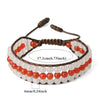 Bracelet 7 Chakras pierres naturelles Quartz cristal perles