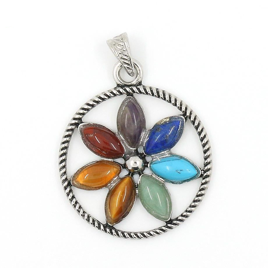 Chakras en pierre naturelle ailes d'ange pour cho ku rei amulette de santé