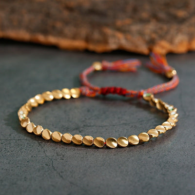 Bracelet Tibétain perles de cuivre - 4 Modèles disponibles