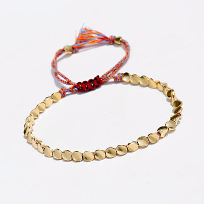 Bracelet Tibétain perles de cuivre - 4 Modèles disponibles