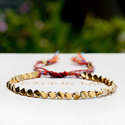 Bracelet Tibétain perles de cuivre - 4 Modèles disponibles