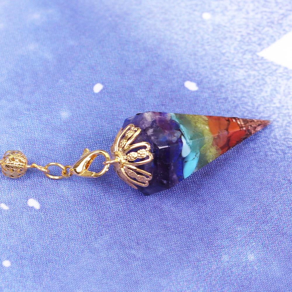 Orgonite Reiki pendule pierre naturelle amulette guérison