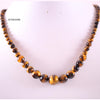 Collier en pierre naturelle vrai corail rouge perles rondes