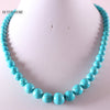 Collier en pierre naturelle vrai corail rouge perles rondes