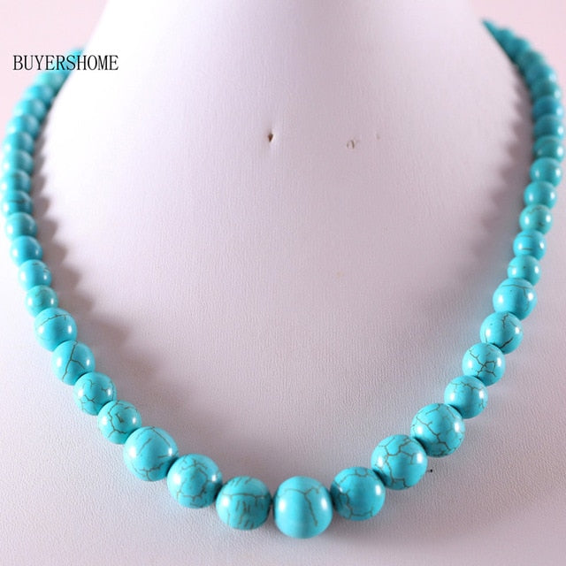 Collier en pierre naturelle vrai corail rouge perles rondes